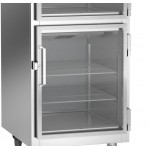 Beverage-Air CT12-12HC-1HG Cross-Temp 2 Section Convertible Reach-In Refrigerator / Freezer with Glass Half Doors