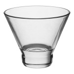 Libbey 9 oz. Boost Stackable Stemless Martini Glass - 12/Case