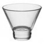 Libbey 9 oz. Boost Stackable Stemless Martini Glass - 12/Case