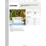 CaterGator JB100WH4 White 4 Faucet 106 Qt. Insulated Jockey Box with 100 ft. Coils