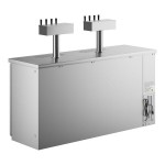 Avantco UDD-3-HC-S (2) Four Tap Kegerator Beer Dispenser - Stainless Steel, (3) 1/2 Keg Capacity