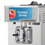 Spaceman 6650-CL 12.7 Qt. Single High Output Countertop Slushy / Granita Frozen Drink Machine - 115V