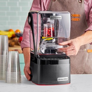 Blendtec SNBS2C2901-B1L Stealth 895 3.8 hp Nitro Blender with Frothing Micronizers, Sound Enclosure, and Jarless Blending - 120V