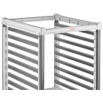 Cambro UGNPR21H18480 Camshelving® GN 2/1 Half Size 18 Pan Trolley Rack with Casters - Unassembled