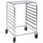 Cambro UGNPR21H18480 Camshelving® GN 2/1 Half Size 18 Pan Trolley Rack with Casters - Unassembled
