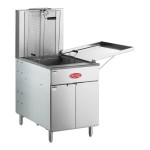 Avantco FBF1824LP Gas 110-125 lb. Flat Bottom Funnel Cake / Donut Fryer - 90,000 BTU Avantco FBF1824LP Gas 110-125 lb. Flat Bottom Funnel Cake / Donut Fryer - 90,000 BTU
