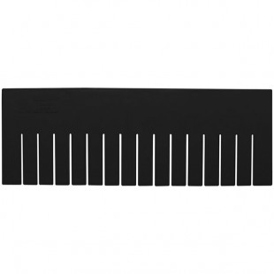 Quantum Black Long Conductive Divider for DG93080CO Conductive Dividable Grid Container - 6/Pack