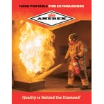 Amerex FE A411 20 lb. Dry Chemical ABC Fire Extinguisher with Wall Bracket 11213 - UL Rating 10A:120B:C Amerex FE A411 20 lb. Dry Chemical ABC Fire Extinguisher with Wall Bracket 11213 - UL Rating 10A:120B:C