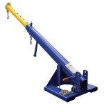 Vestil LM-OBT-6-24 Orbit Telescoping Steel Lift Boom with 146 5/8