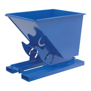 Vestil 0.5 Cubic Yard Light-Duty Manual Blue Steel Forklift Hopper D-50-LD-NB - 2,000 lb. Capacity Vestil 0.5 Cubic Yard Light-Duty Manual Blue Steel Forklift Hopper D-50-LD-NB - 2,000 lb. Capacity