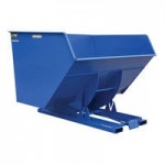 Vestil 0.5 Cubic Yard Light-Duty Manual Blue Steel Forklift Hopper D-50-LD-NB - 2,000 lb. Capacity Vestil 0.5 Cubic Yard Light-Duty Manual Blue Steel Forklift Hopper D-50-LD-NB - 2,000 lb. Capacity