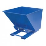 Vestil 0.5 Cubic Yard Light-Duty Manual Blue Steel Forklift Hopper D-50-LD-NB - 2,000 lb. Capacity Vestil 0.5 Cubic Yard Light-Duty Manual Blue Steel Forklift Hopper D-50-LD-NB - 2,000 lb. Capacity