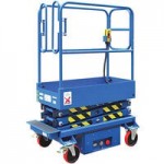 Vestil Yellow Steel Electric Order Picker EOP-440 - 440 lb. Capacity