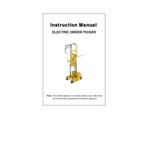 Vestil Yellow Steel Electric Order Picker EOP-440 - 440 lb. Capacity