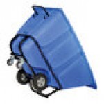 Vestil TDT-50-HD-BLUE 0.5 Cu. Yd. Blue Heavy-Duty Bulk Tilt Truck - 1,400 lb. Capacity