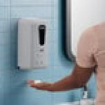 Lavex VersaHub WiFi-Enabled 33.8 fl. oz. (1,000 mL) Gray Automatic Soap / Sanitizer Dispenser Lavex VersaHub WiFi-Enabled 33.8 fl. oz. (1,000 mL) Gray Automatic Soap / Sanitizer Dispenser