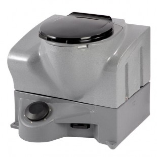 PolyJohn MF02-1000 Mini-Flush 15 Gallon Self-Contained Flushing Toilet - Assembled