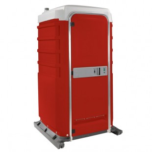 PolyJohn FS3-3013 Fleet Red Premium Portable Restroom with Freshwater / Recirculating Flush Tank - Assembled PolyJohn FS3-3013 Fleet Red Premium Portable Restroom with Freshwater / Recirculating Flush Tank - Assembled