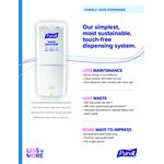 PURELL® Healthy Soap® Clean Release® 8385-02 ES10 1,200 mL Fragrance-Free Foaming Hand Soap - 2/Case