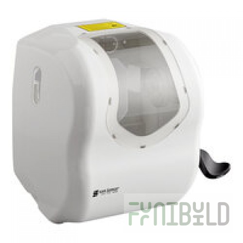 San Jamar T970BKSS Summit Lever Roll Towel Dispenser - Black / Stainless Steel Look