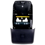 San Jamar T1390TBK Tear-N-Dry Black Hands-Free Paper Roll Towel Dispenser