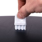San Jamar T1390TBK Tear-N-Dry Black Hands-Free Paper Roll Towel Dispenser