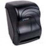 San Jamar T1390TBK Tear-N-Dry Black Hands-Free Paper Roll Towel Dispenser