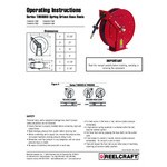 Reelcraft TH88000 OMP Series TH Twin Hydraulic Hose Reel for 1/2