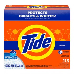 Tide 85006 129 oz. Original Powder Laundry Detergent - 2/Case Tide 85006 129 oz. Original Powder Laundry Detergent - 2/Case
