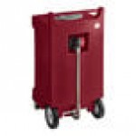 PourAway Cadet 456802 30 Gallon Burgundy HDPE Rectangular Liquids Disposal Receptacle