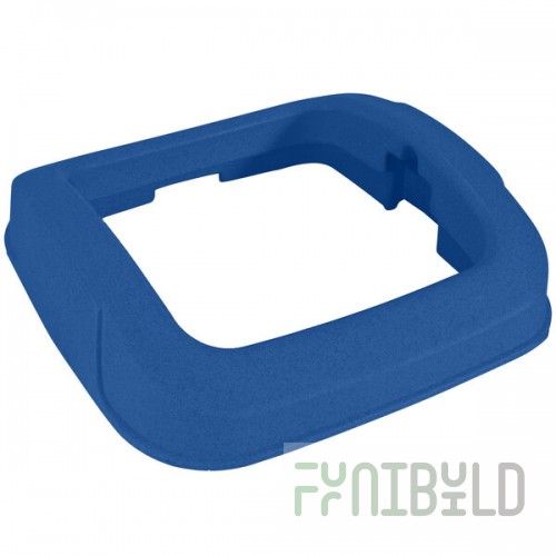 Toter SOL35-10891 Blue Square Open-Top Lid for 35 Gallon Slimline Trash Cans