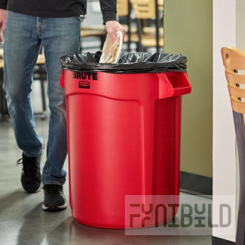 Rubbermaid® FG263200RED BRUTE 32 Gallon Red Round Trash Can