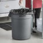 Advantage Supplies 20 Gallon Gray Round Commercial Trash Can Advantage Supplies 20 Gallon Gray Round Commercial Trash Can