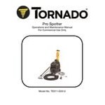 Tornado Pro Spotter Deluxe TE011-G03-U Corded Spot Extractor with Combo Tool and Carpet Wand - 3.5 Gallon