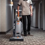 Hoover CH54115 HushTone 15+ Commercial Bagged Upright Vacuum Cleaner with Intellibelt - 1200W