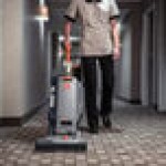 Hoover CH54115 HushTone 15+ Commercial Bagged Upright Vacuum Cleaner with Intellibelt - 1200W