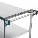 Lakeside 544 Heavy-Duty NSF Stainless Steel 3 Shelf Utility Cart - 22 3/8 Lakeside 544 Heavy-Duty NSF Stainless Steel 3 Shelf Utility Cart - 22 3/8