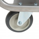 Lakeside 544 Heavy-Duty NSF Stainless Steel 3 Shelf Utility Cart - 22 3/8 Lakeside 544 Heavy-Duty NSF Stainless Steel 3 Shelf Utility Cart - 22 3/8