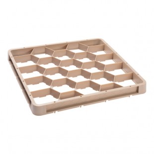 Vollrath CRG Traex® 20 Compartment Full-Size Beige Closed Wall Glass Rack Extender Vollrath CRG Traex® 20 Compartment Full-Size Beige Closed Wall Glass Rack Extender