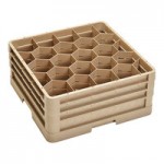 Vollrath CRG Traex® 20 Compartment Full-Size Beige Closed Wall Glass Rack Extender