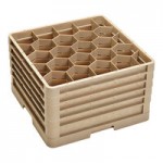 Vollrath CRG Traex® 20 Compartment Full-Size Beige Closed Wall Glass Rack Extender