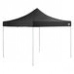 Backyard Pro Courtyard Series 10' x 10' Black Straight Leg Aluminum Instant Pop Up Canopy Tent Deluxe Kit with 4 Side Walls Backyard Pro Courtyard Series 10' x 10' Black Straight Leg Aluminum Instant Pop Up Canopy Tent Deluxe Kit with 4 Side Walls