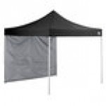 Backyard Pro Courtyard Series 10' x 10' Black Straight Leg Aluminum Instant Pop Up Canopy Tent Deluxe Kit with 4 Side Walls Backyard Pro Courtyard Series 10' x 10' Black Straight Leg Aluminum Instant Pop Up Canopy Tent Deluxe Kit with 4 Side Walls