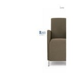Lesro Ravenna Open House Wine Fabric Oversized Guest Chair with Walnut Wood Legs Lesro Ravenna Open House Wine Fabric Oversized Guest Chair with Walnut Wood Legs