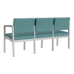 Lesro Lenox Steel Patriot Plus Sea Vinyl 3-Seat Sofa Lesro Lenox Steel Patriot Plus Sea Vinyl 3-Seat Sofa