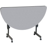 Correll Deluxe Half Round Flip Top Table, 24 Correll Deluxe Half Round Flip Top Table, 24