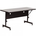 Correll Deluxe Half Round Flip Top Table, 24 Correll Deluxe Half Round Flip Top Table, 24