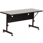 Correll Deluxe Half Round Flip Top Table, 24 Correll Deluxe Half Round Flip Top Table, 24