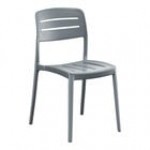Lancaster Table & Seating Alto Terracotta Slat Back Resin Side Chair
