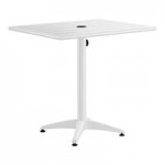 Lancaster Table & Seating Bistro Blue and White Teslin Outdoor Side Chair Lancaster Table & Seating Bistro Blue and White Teslin Outdoor Side Chair